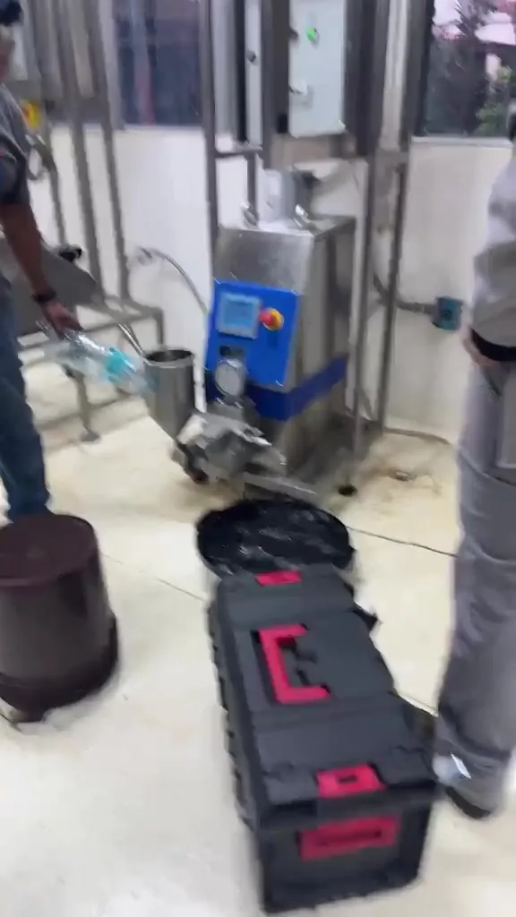 Máquina industrial en operación